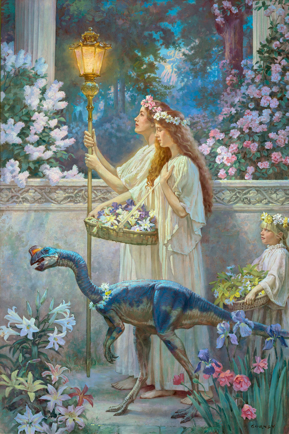 絵画 DINO PLANT Garden of Hope Show Poster – James Gurney