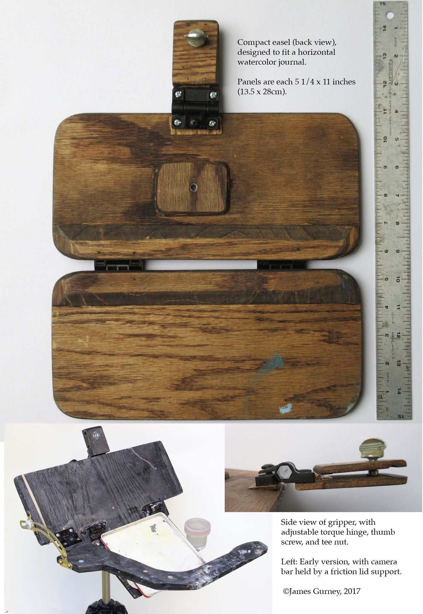 AOOKMIYA Wooden Sketch Easel Portable 8K 6K Waterproof Sketch Board Wi